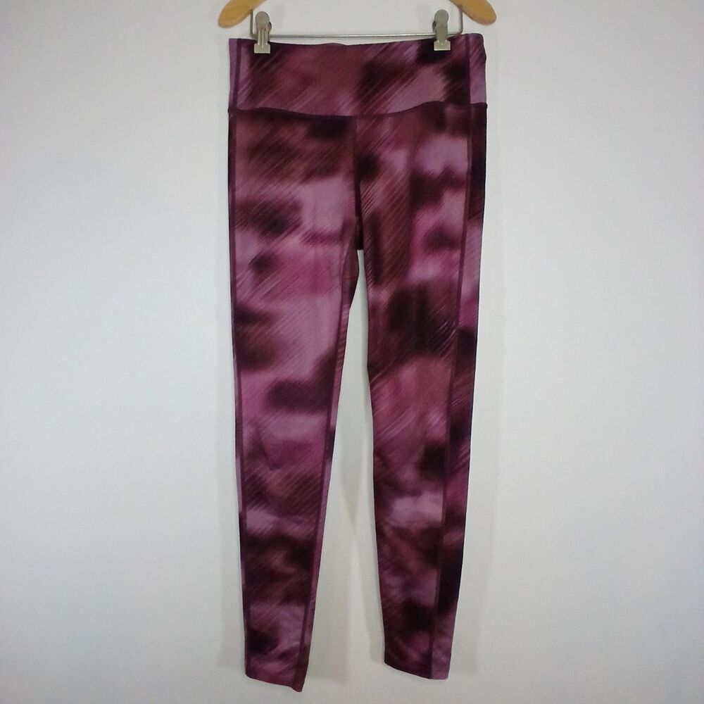 Athleta Leggings Small 28x27 Pink Mauve Athletic Yoga Activewear Stretch